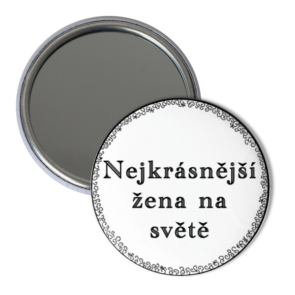 Zrcátko s potiskem Zrcátko pro milovanou